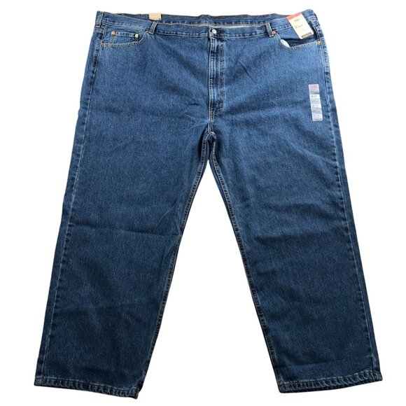 NWT Levi's Men's Jeans Size 58x30 550 Relaxed Fit Straight Leg Blue Denim Casual - Picture 1 of 16